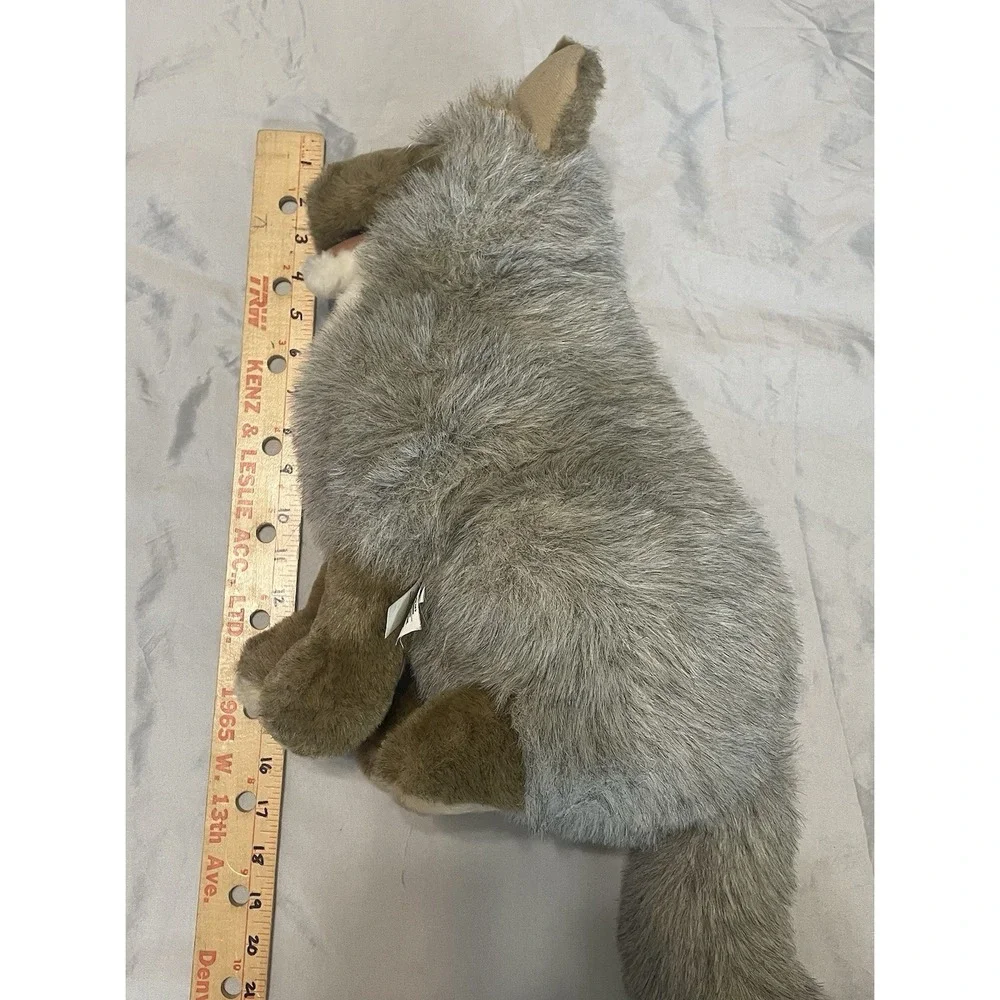 Folkmanis Coyote Dog Wolf Large Full Body Plush Hand Puppet 15